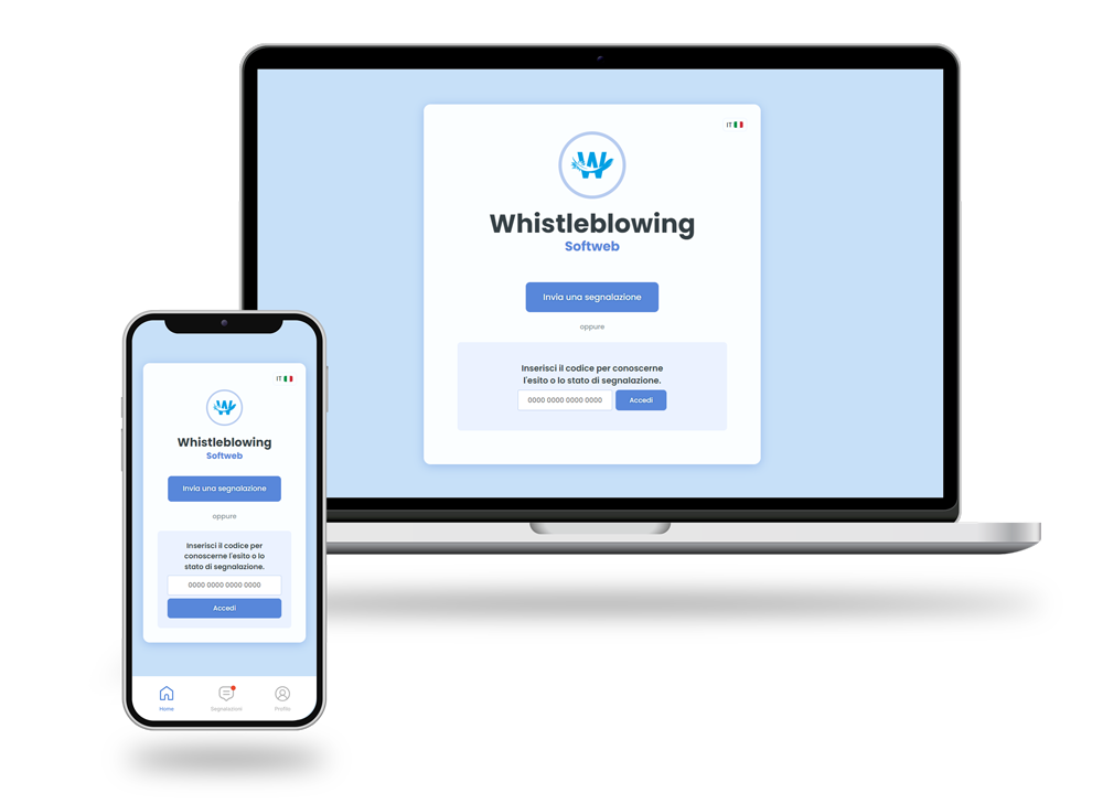 whistleblowing Softweb portale web e app